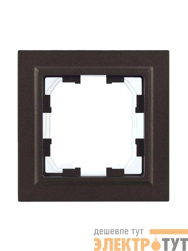 Рамка 1-м IP44 BRITE РУ-1-БрТБ-44 бронза IEK BR-M12-44-K45