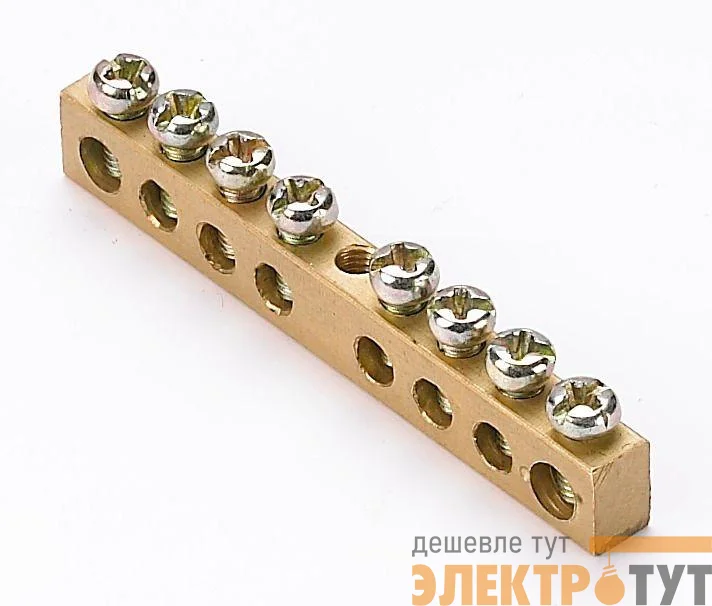 Шина нулевая 6х9-8/1 DEKraft 32001DEK