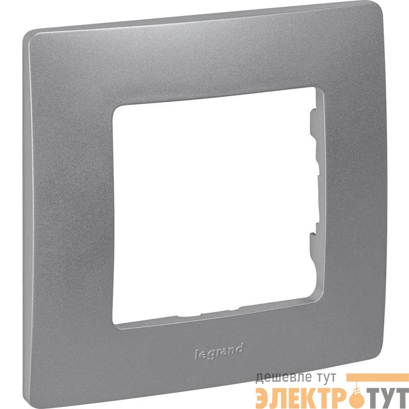 Рамка 1-м Etika алюм. IEK 672551