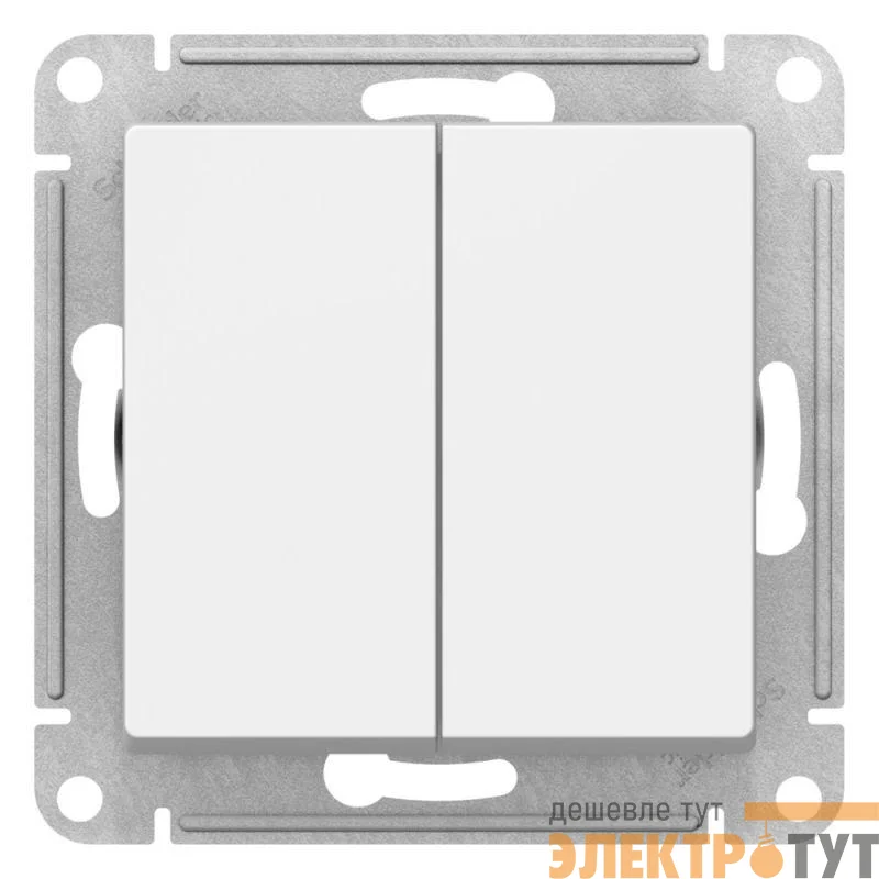 Переключатель перекрестный 2-кл. AtlasDesign 2хсх.7 10АХ механизм лотос SE ATN001373