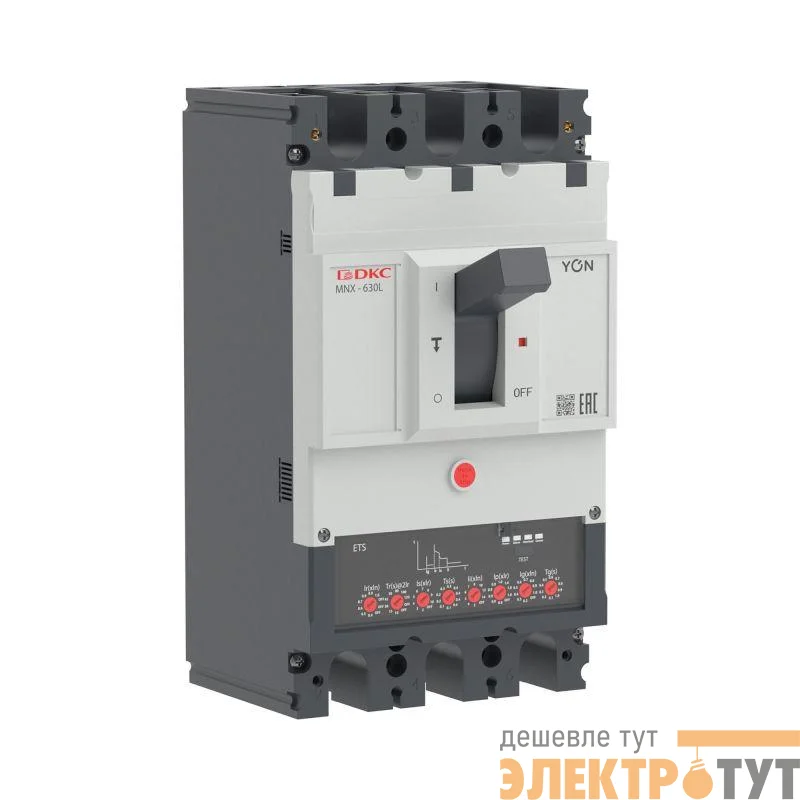 Выключатель автоматический в литом корпусе YON pro MNX630L 3P 630А 70кА при AC415V расц. ETS YON MNX630L3PETS0630
