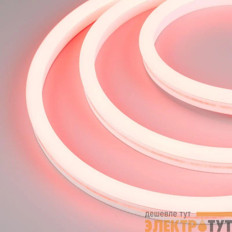 Лента светодиодная WAVE-SIDE-A120-12x25mm 230В Red 12Вт/м IP67 wire x2 грибовидная форма герметичная (уп.50м) Arlight 051942