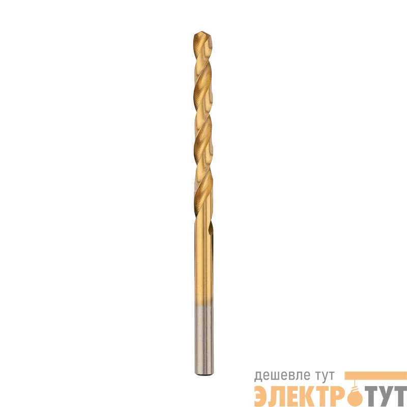 Сверло по металлу 4мм "Стандарт+" (P6M5 M-2) (уп.1шт) DIN 338 Rexant 91-0525