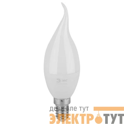 Лампа светодиодная GREEN LINE BXS-8W-865-E14 GL 8Вт свеча на ветру 6500К свет холод. E14 Эра Б0067138