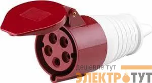 Розетка кабельная 32А 380В 3P+E+N тип. роз. 225 IP44 SchE 26015DEK