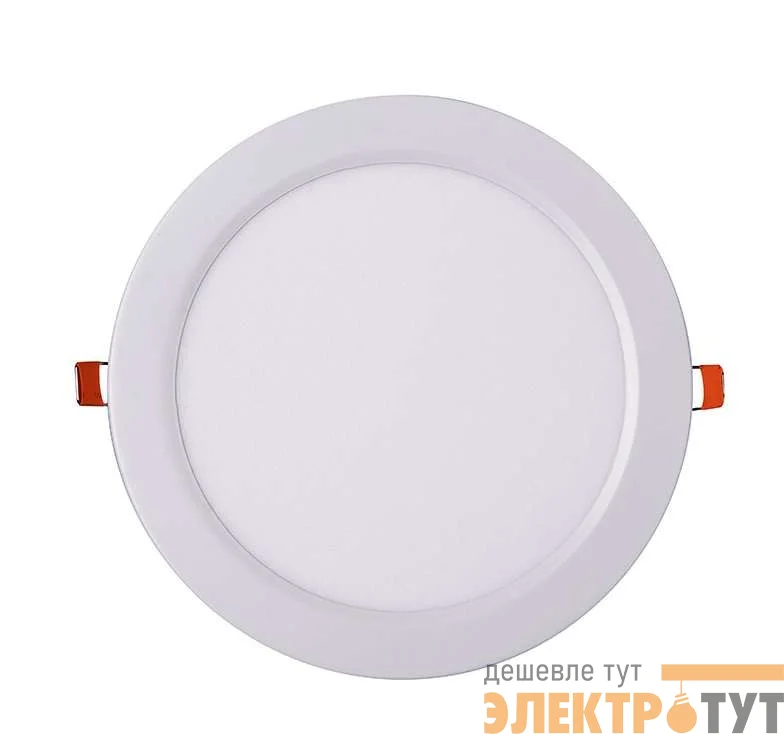 Светильник светодиодный PPL-R WH 24Вт 6500К IP40 d300мм ДВО встраив. ультратонкий кругл. JazzWay 5009776A