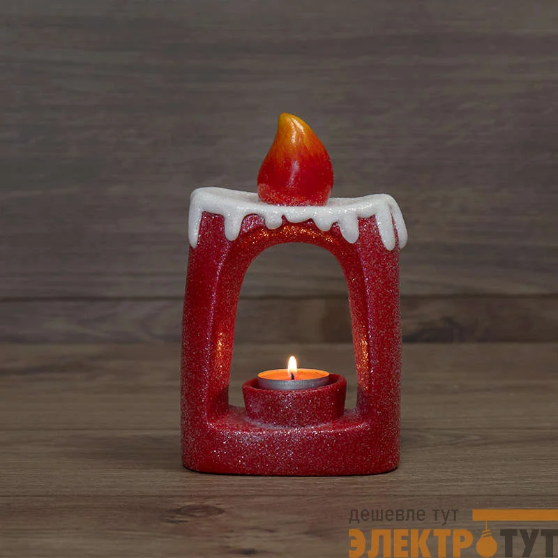 Подсвечник керамический "Свечка" 12.5х6х19.3см NEON-NIGHT 501-074