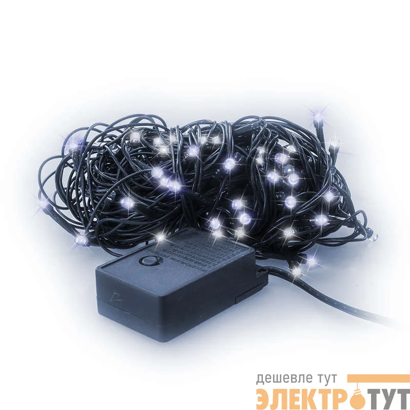 Гирлянда ILD120C-GW 120LED 12м 8 реж. бел. SHlights 4690601041883