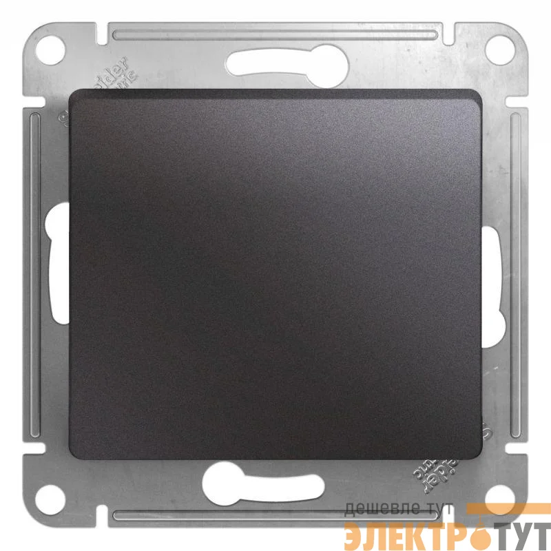 Выключатель 1-кл. СП Glossa 10А IP20 (сх. 1) 10AX механизм графит SE GSL001311