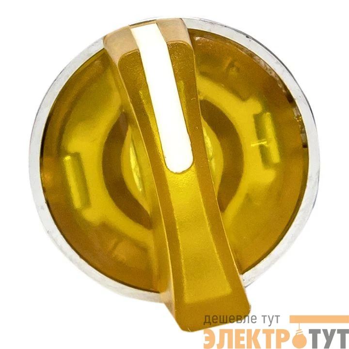 Механизм переключателя исполнительный ХB4 желт. на 2 положения с фиксацией с подсветкой с короткой ручкой PROxima EKF XB4BD2FL-Y