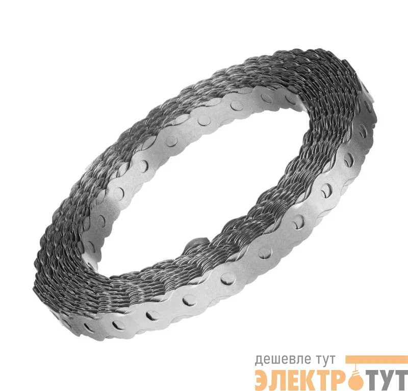 Лента перфорированная волна 12х0.55 цинк 25м Zitar 123883