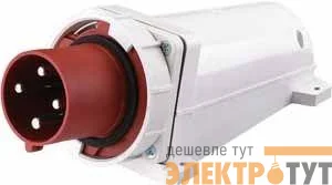 Вилка стационарная ОП 63А 3P+E 380В тип. роз. 534 IP67 SchE 26025DEK