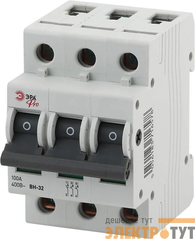 Выключатель нагрузки 3п 100А ВН-32 Pro NO-902-93 ЭРА Б0031917
