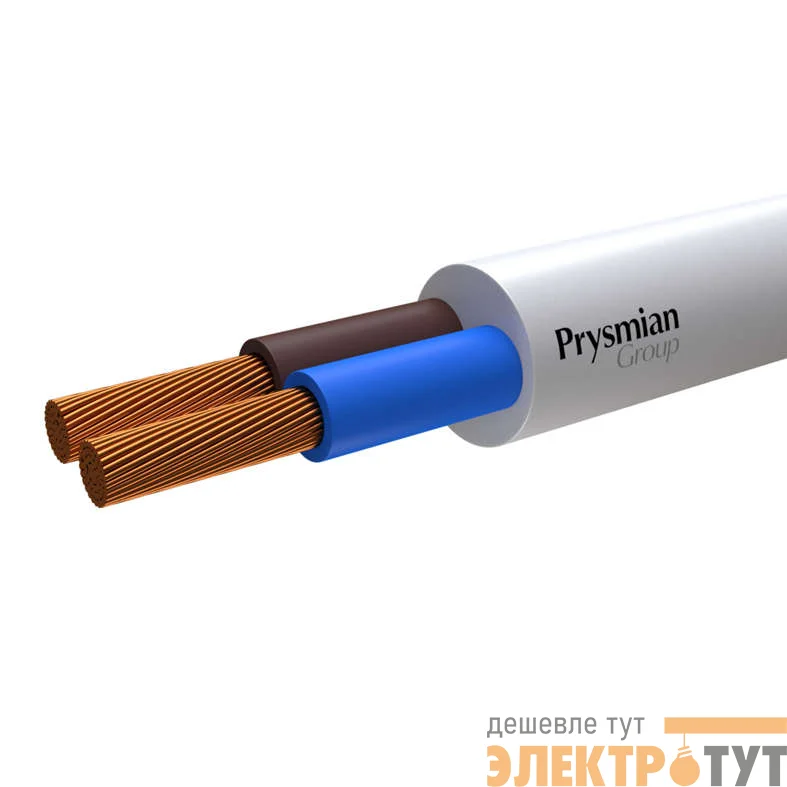 Провод ПВС 2х1.5 Б (бухта) (м) РЭК-PRYSMIAN 0102040201