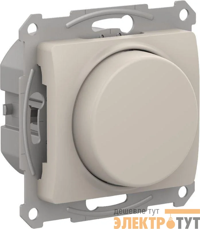 Механизм светорегулятора поворотно-нажимного Glossa LED RC 315Вт молочн. SchE GSL000930