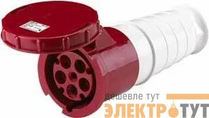 Розетка кабельная 125А 380В 3P+E+N тип. роз. 245 IP67 SchE 26018DEK