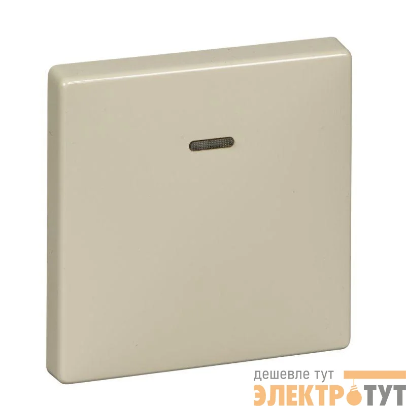 Клавиша с окошком для световой инд. Merten Antique беж. SchE MTN438044