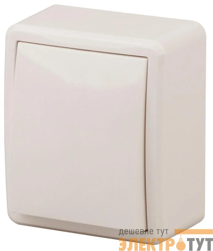 Переключатель 1-кл. ОП Эра Эксперт 10А IP20 11-1203-02 250В 10AX сл. кость Эра Б0020661