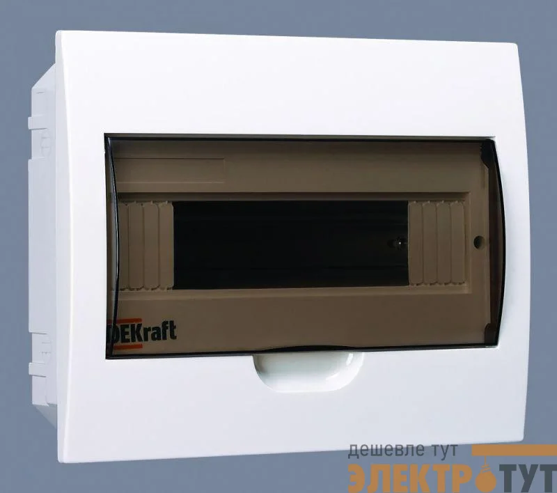 Корпус встраиваемый ЩРВ-П-12 22х28х9 12мод. IP41 пластик. DEKraft 31004DEK