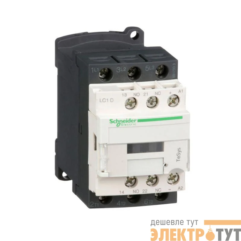 Контактор 3п 18А D НО+НЗ 12В DC SchE LC1D18JD
