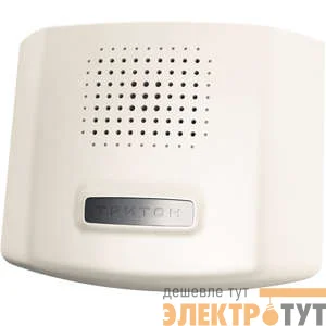 Звонок проводной Рондо электрон. гонг 220В 80-90дБА бел. Тритон РН-04