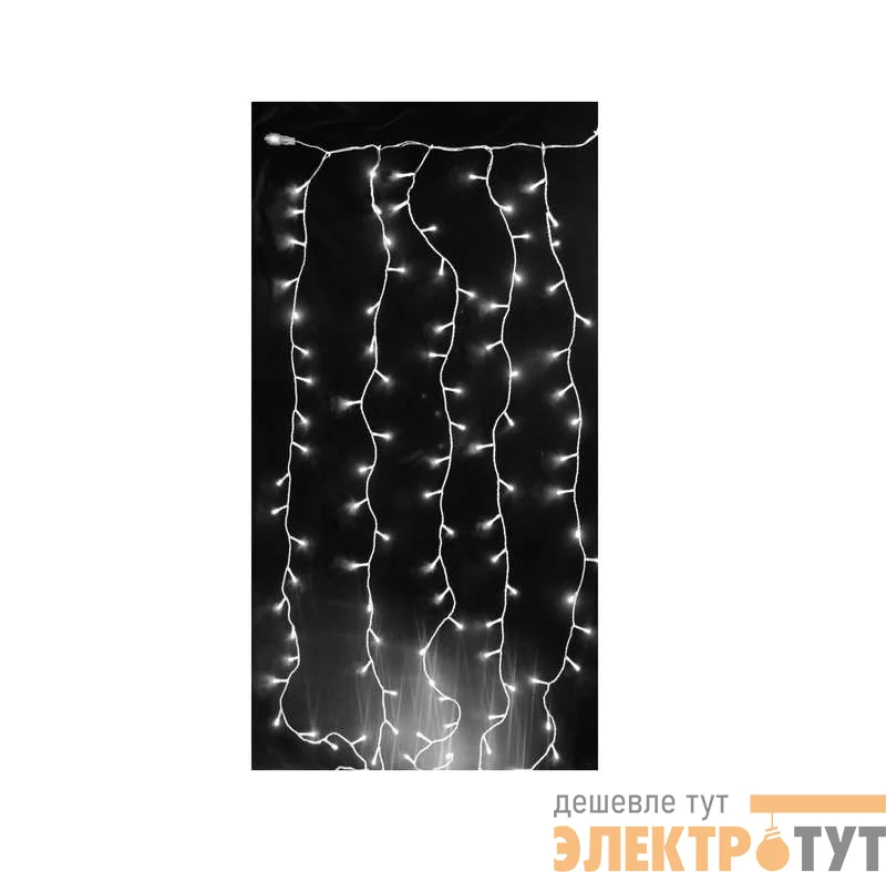 Гирлянда занавес 150х150см LDCL368-W-E 368 LED WH бел. IP20 SHLights 4690601035547