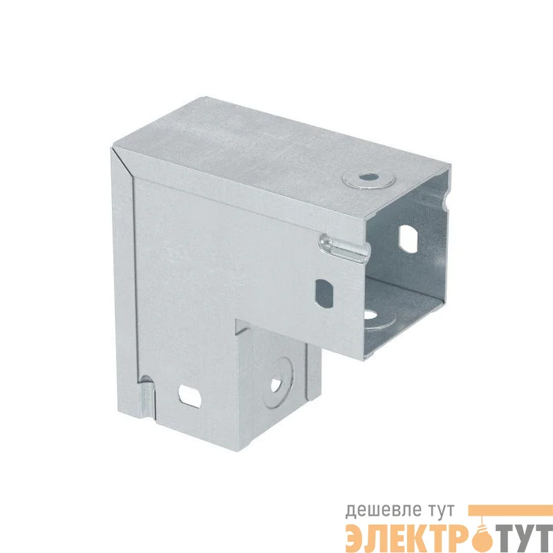 Угол для лотка вертикал. неперфорир. вниз 90град. 50х50 цинк-ламель DKC 39002ZL
