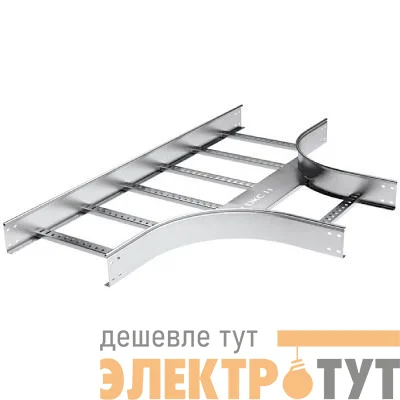 Ответвитель Т 80х400 R-300 в компл. с крепежн. элемент. и соед. пластинами гор. оцинк. DKC LT8304KHDZ