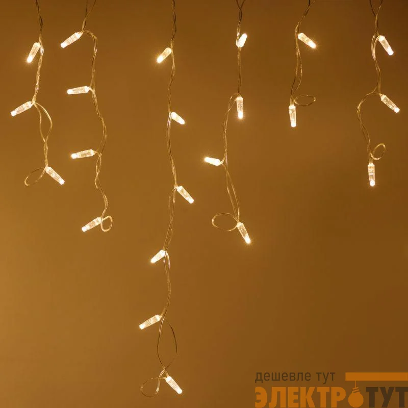 Гирлянда ARD-ICICLE-CLASSIC-5000x500-CLEAR-160LED-FLASH Warm (230В 10Вт IP65) Ardecoled 042724