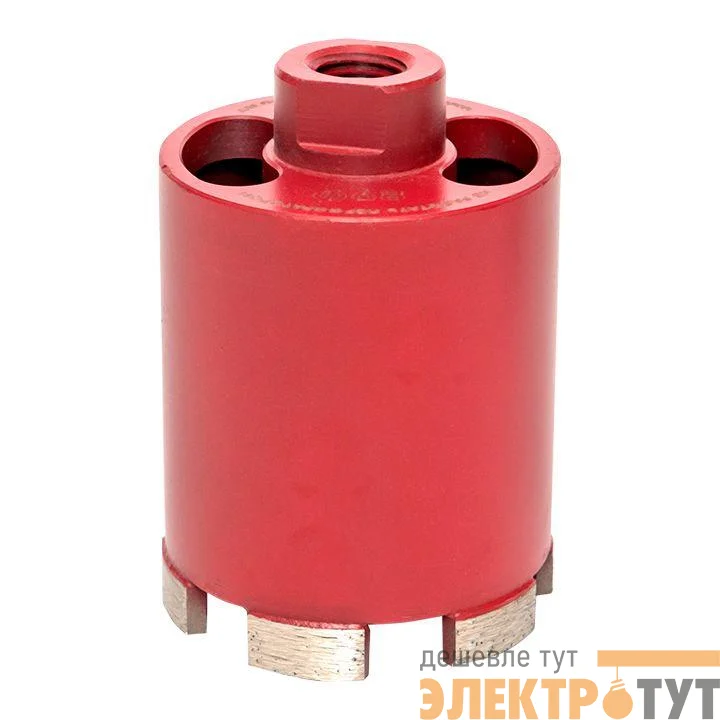 Коронка алмазная для дрелей с микроударом (верхнее пылеудаление) Micro Hit Laser M16 Professional DCH-68MHS EKF dch-68-mhs-m16