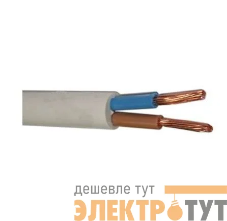 Провод ПВС 2х1 380В Б (бухта) (м) Альгиз К ФР-00000428