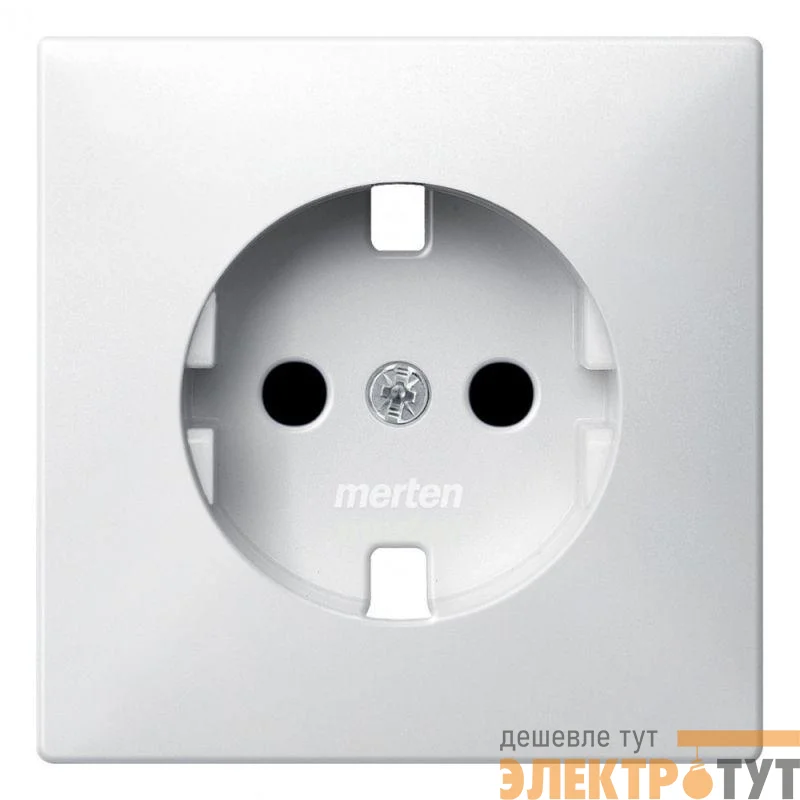Плата центральная 1-м СП Merten 16А IP20 для механизма розетки Schuko полярн. бел. SchE MTN2330-4019