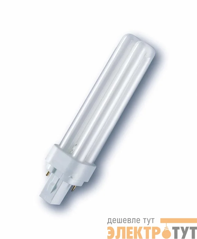 Лампа люминесцентная компакт. DULUX D/E 26W/830 G24q-3 OSRAM 4050300327235