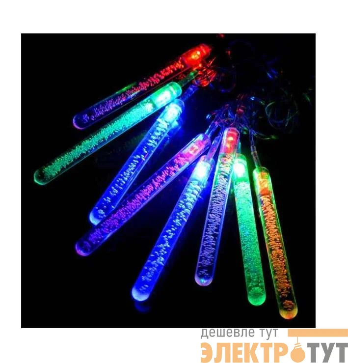 Гирлянда палочки LDS020-CM 10см с пузырьками 20 разноцв. SHLights 4690601034717