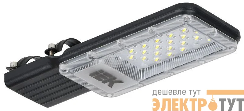 Светильник светодиодный ДКУ 1011-30Ш 5000К IP65 консольный IEK LT-DKU1-1011-030-50-K03