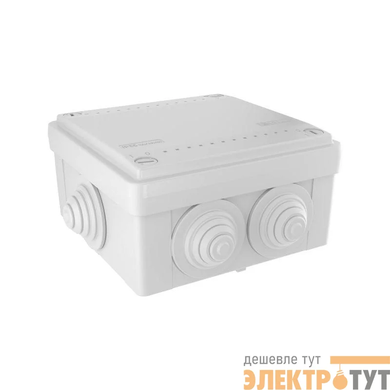 Коробка ответвит. с 6 кабельными вводами д.25мм IP55 100х100х50мм DKC 53801
