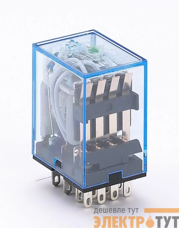 Реле промежуточное ПР-102 4 конт. с инд. LED 5А 24В DC SchE 23228DEK