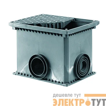 Колодец смотр. 335х240х255 без дна для двуст. труб DKC 025003