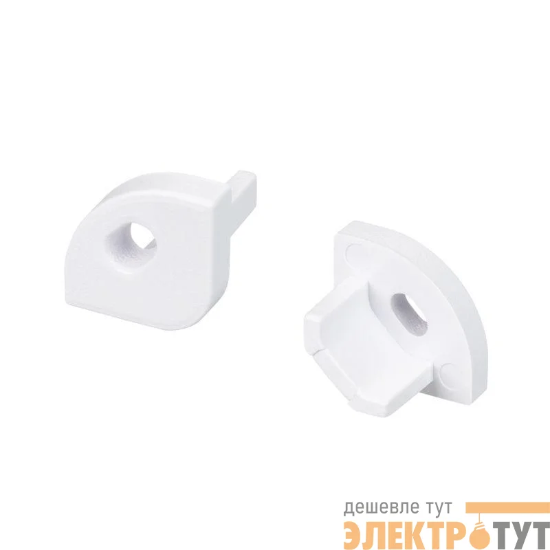 Заглушка ARH-KANT-H8 с отверстием пластик Arlight 037354