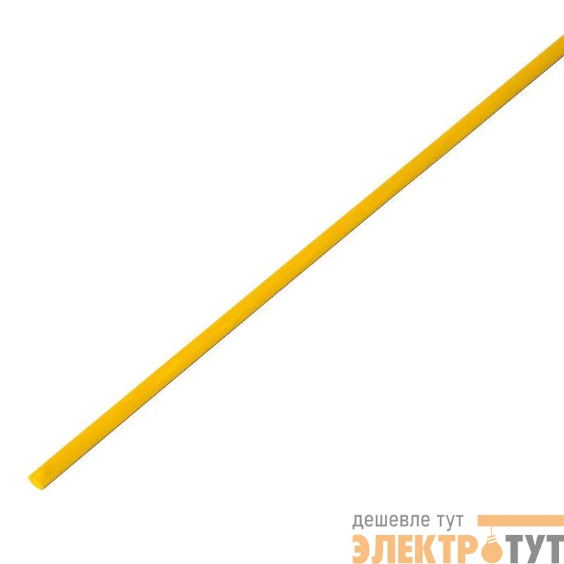 Трубка термоусадочная 3.0/1.5 1м желт. Rexant 20-3002
