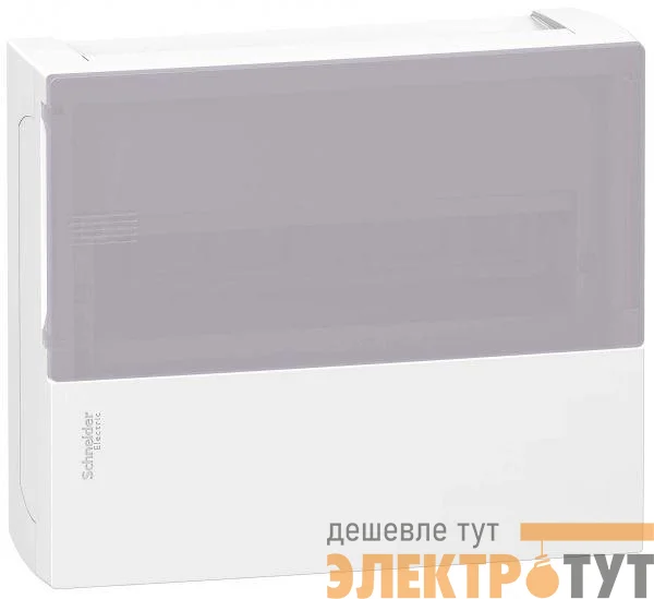 Бокс ОП RESI9 MP(MINI PRAGMA) 1 ряд 12мод. бел. с дым. двер. IP40 SchE MIP12112T