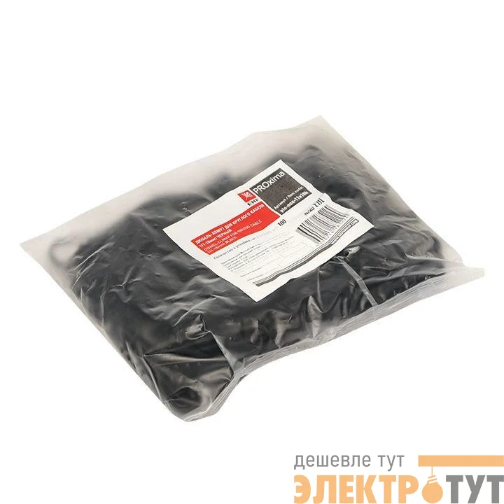 Дюбель-хомут d11-18мм для круглого кабеля черн. (уп.100шт) PROxima EKF plc-ncc-11x18b