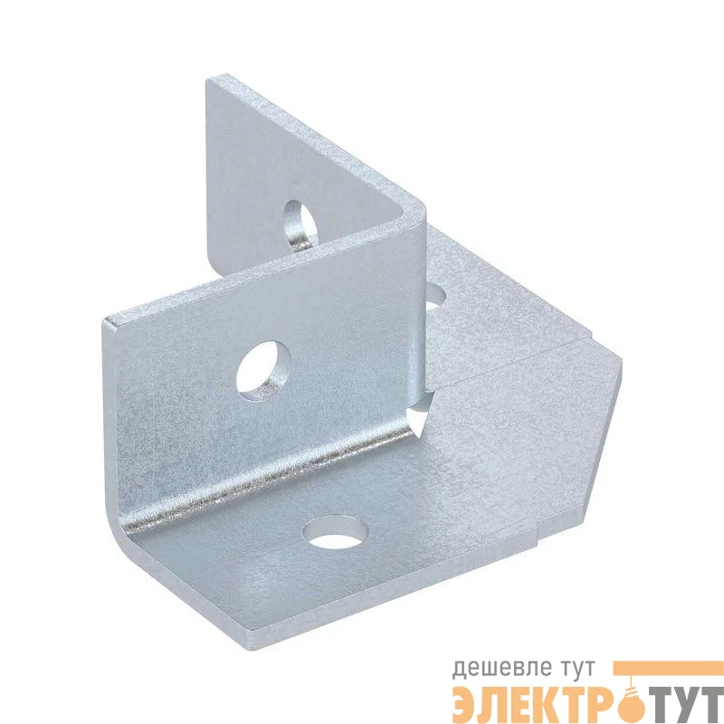 Уголок крепежный 90град. двухлучевой 4 отверстия DKC BMD1501