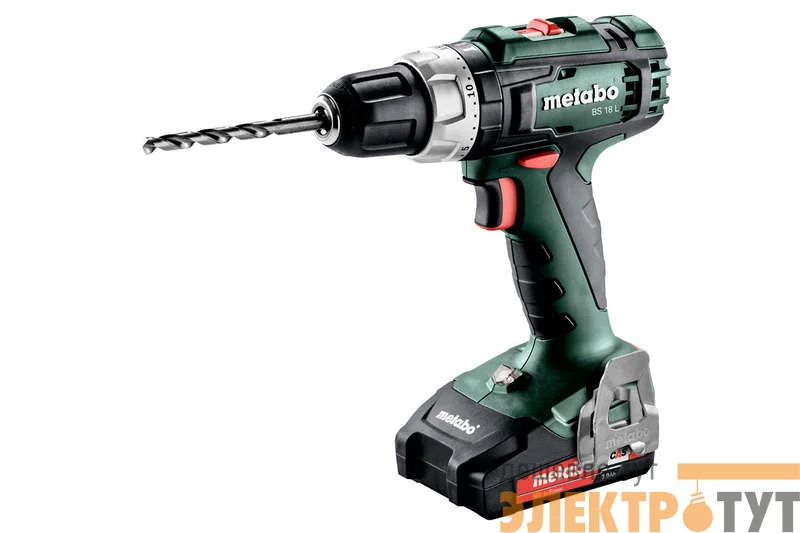 Винтоверт аккумуляторный BS 18 L 50Нм 13мм 2х2Ач кейс Metabo 602321500