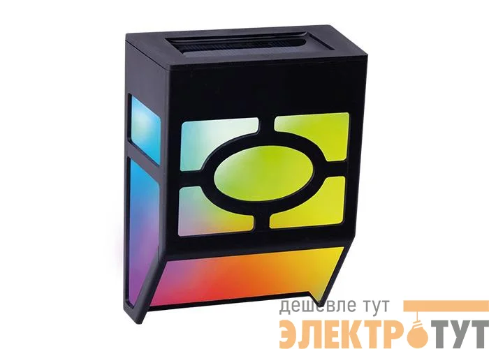 Светильник светодиодный на солнечной батарее SLR-W06-RGB настенный IP44 ФАZА 5040793