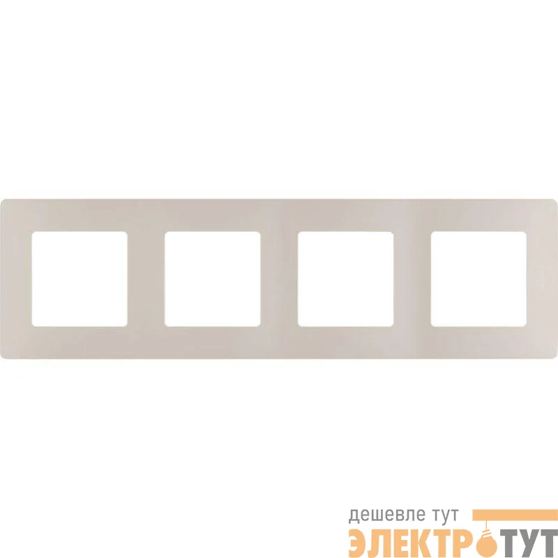 Рамка 4-м Etika сл. кость IEK 672514
