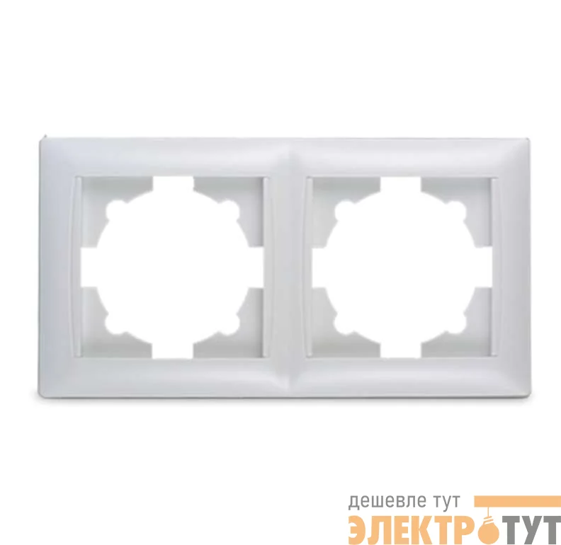 Рамка 2-м VALENZO 6302H бел. ASD / IN HOME 4690612006437