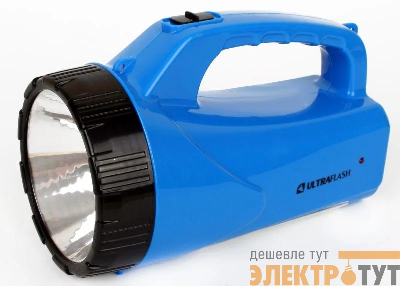 Фонарь LED3818SM (аккум 220В 3Вт LED+12SMD LED 2 режима SLA син.) Ultraflash 12104 / 12889