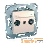 Механизм розетки СП R-TV-SAT Unica оконечная SchE MGU5.455.25ZD