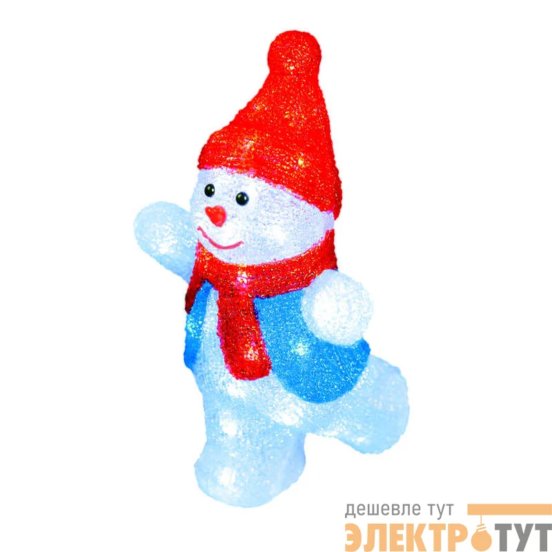 Гирлянда светодиодная "Снеговик-2" ULD-M2234-040/STA WHITE SNOWMAN-2 40 LED 22х17х34см бел. IP20 Uniel 11030